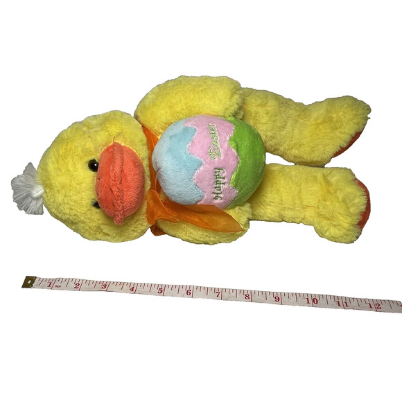 Easter Chick Duck Egg Yellow Orange Plush Stuffed Animal ANICO Hug Fun Holiday - Picture 9 of 9